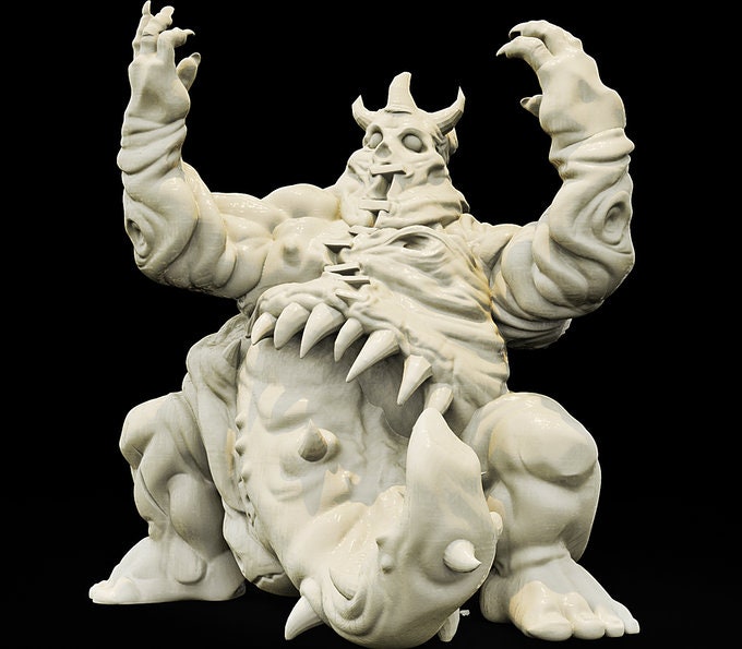 Undead Froghemoth (3 Poses Available) - Brayan Nafarrate