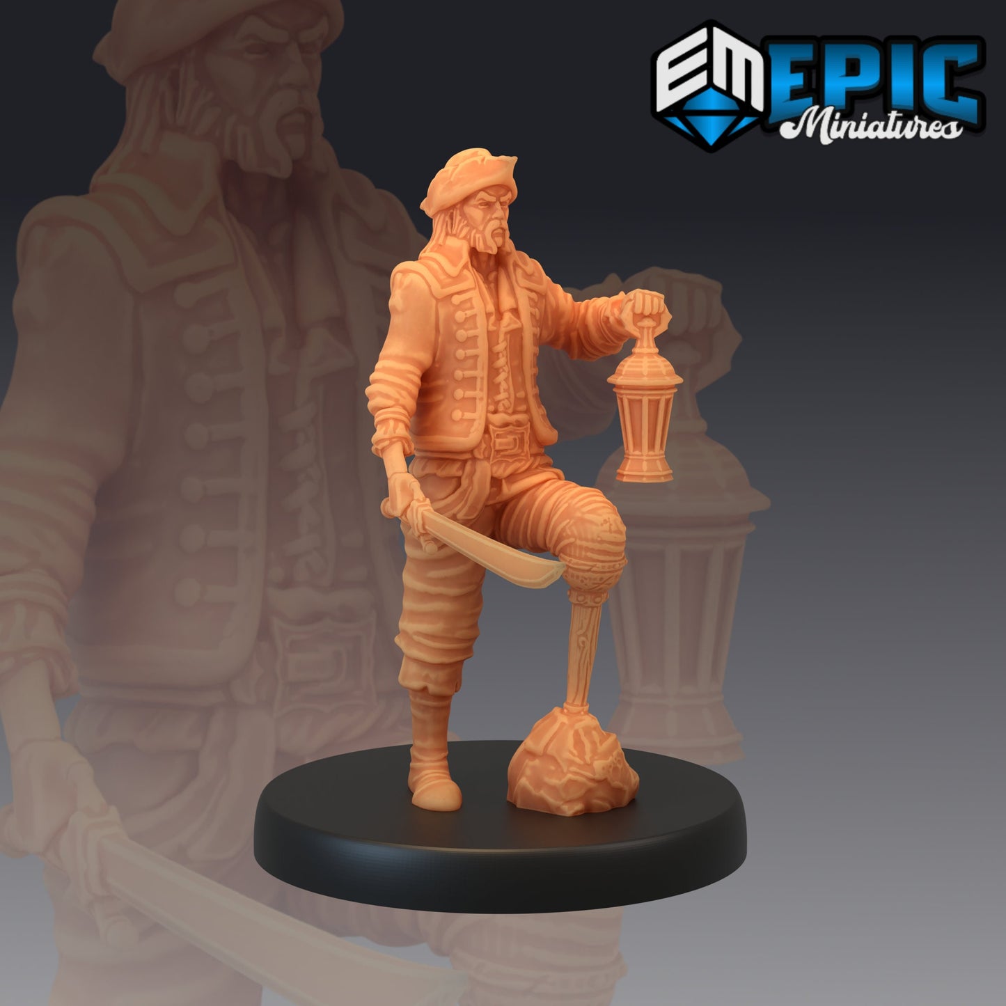Pirate Marauder (3 Variants) - Epic Miniatures