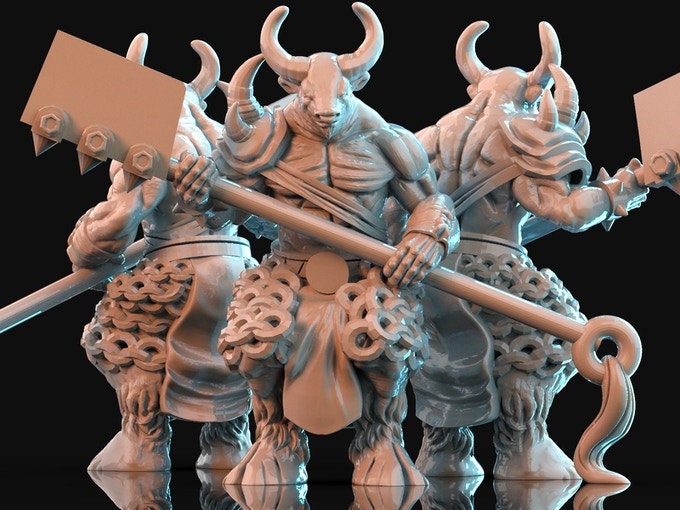 Minotaur (3 Poses Available) - Brayan Nafarrate