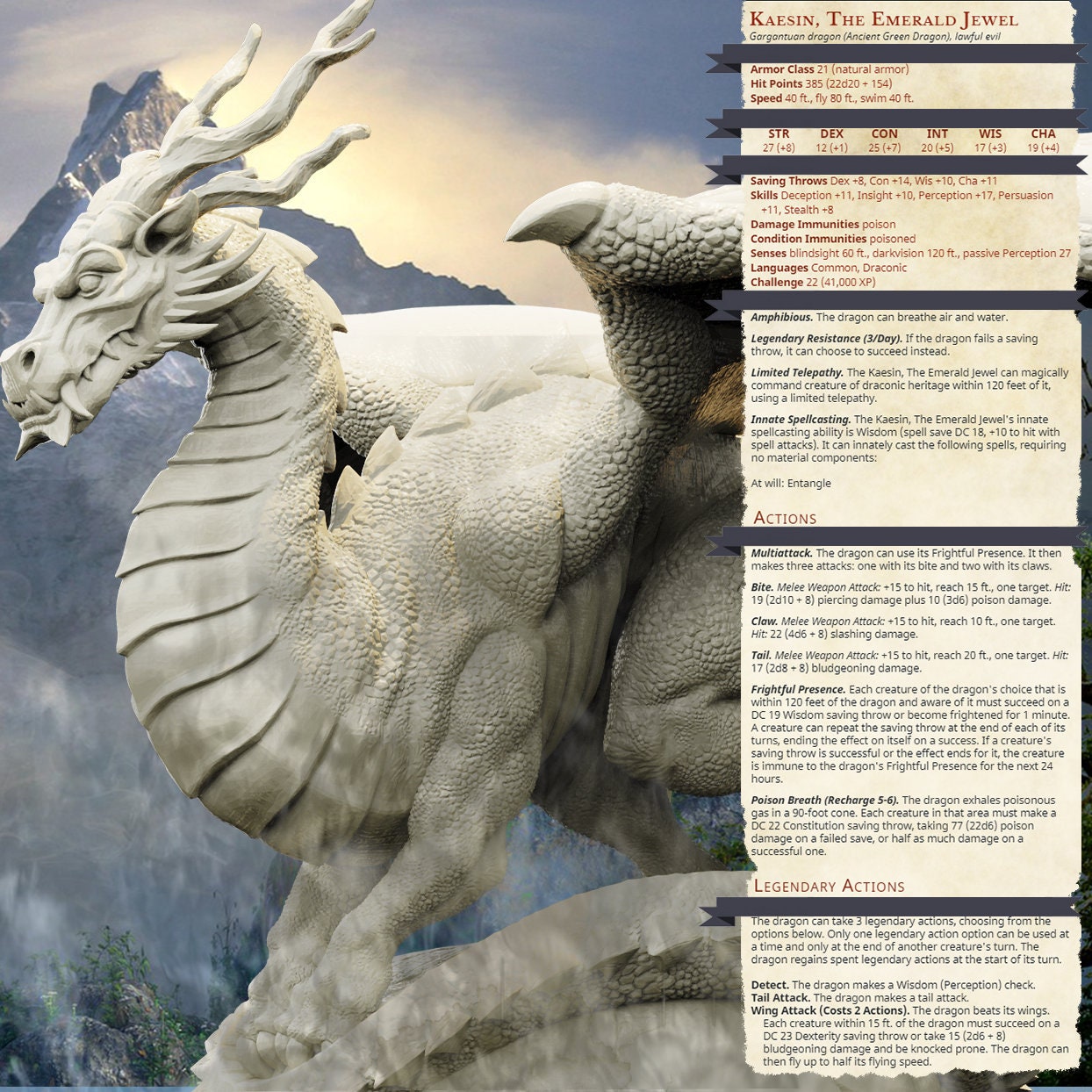 Kaesin (Ancient Green Dragon) - Brayan Nafarrate