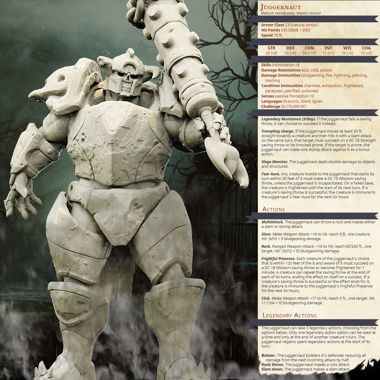 Juggernaut (3 Poses Available) - Brayan Nafarrate