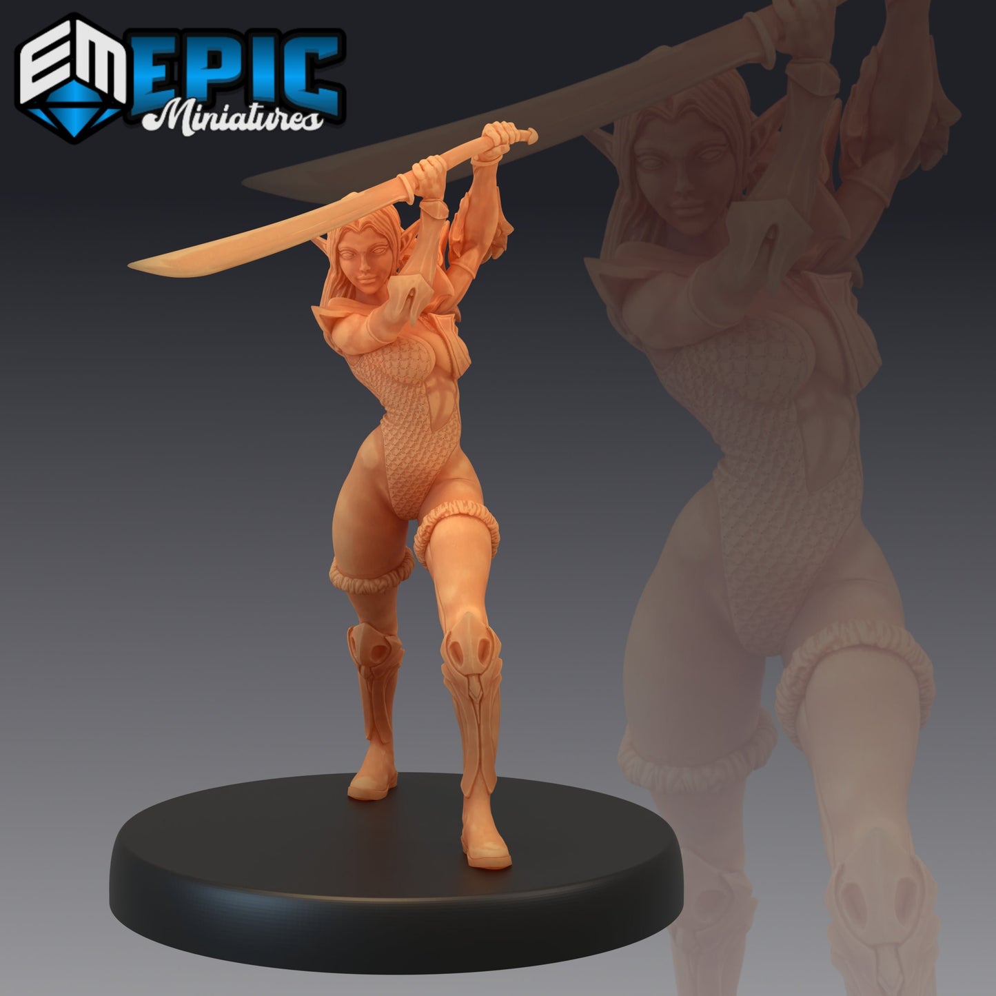 High Elf (3 Variants) - Epic Miniatures