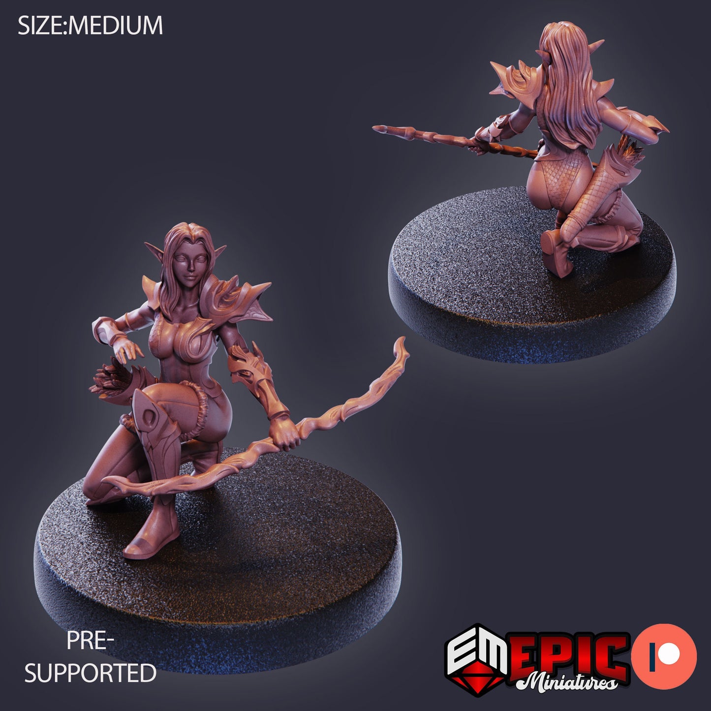 High Elf (3 Variants) - Epic Miniatures