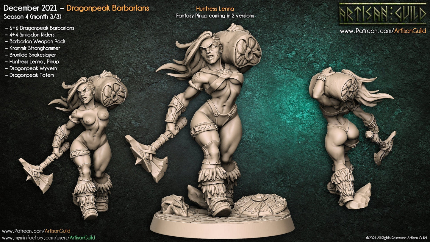 Huntress Lenna (Pinup) - Artisan Guild