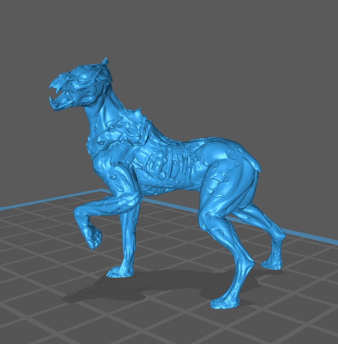 Infected Hound (2 Variants Available) - Printed Minis