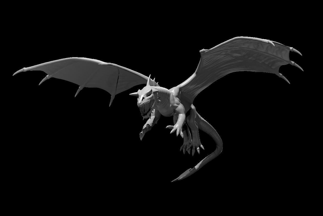 Black Dragon (Various Ages and Poses) - MZ4250