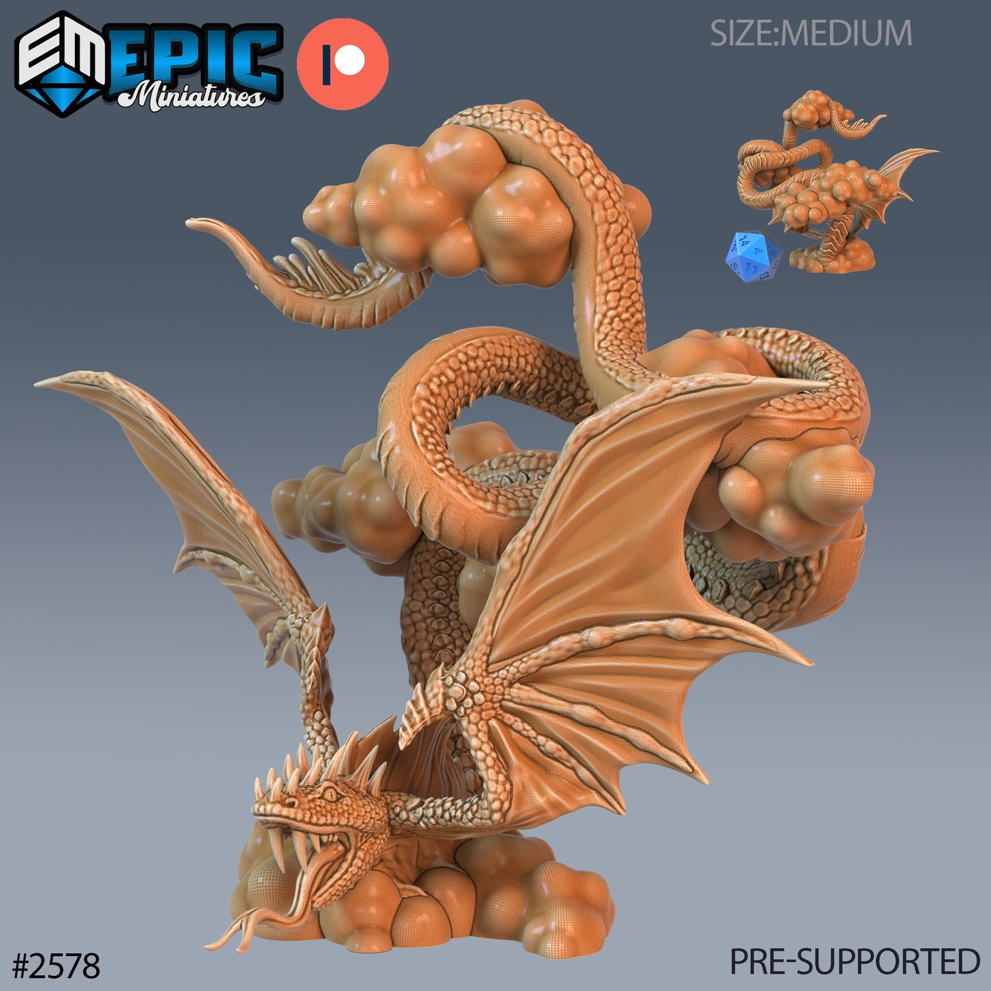 Flying Snake (4 Variants Available) - Epic Miniatures