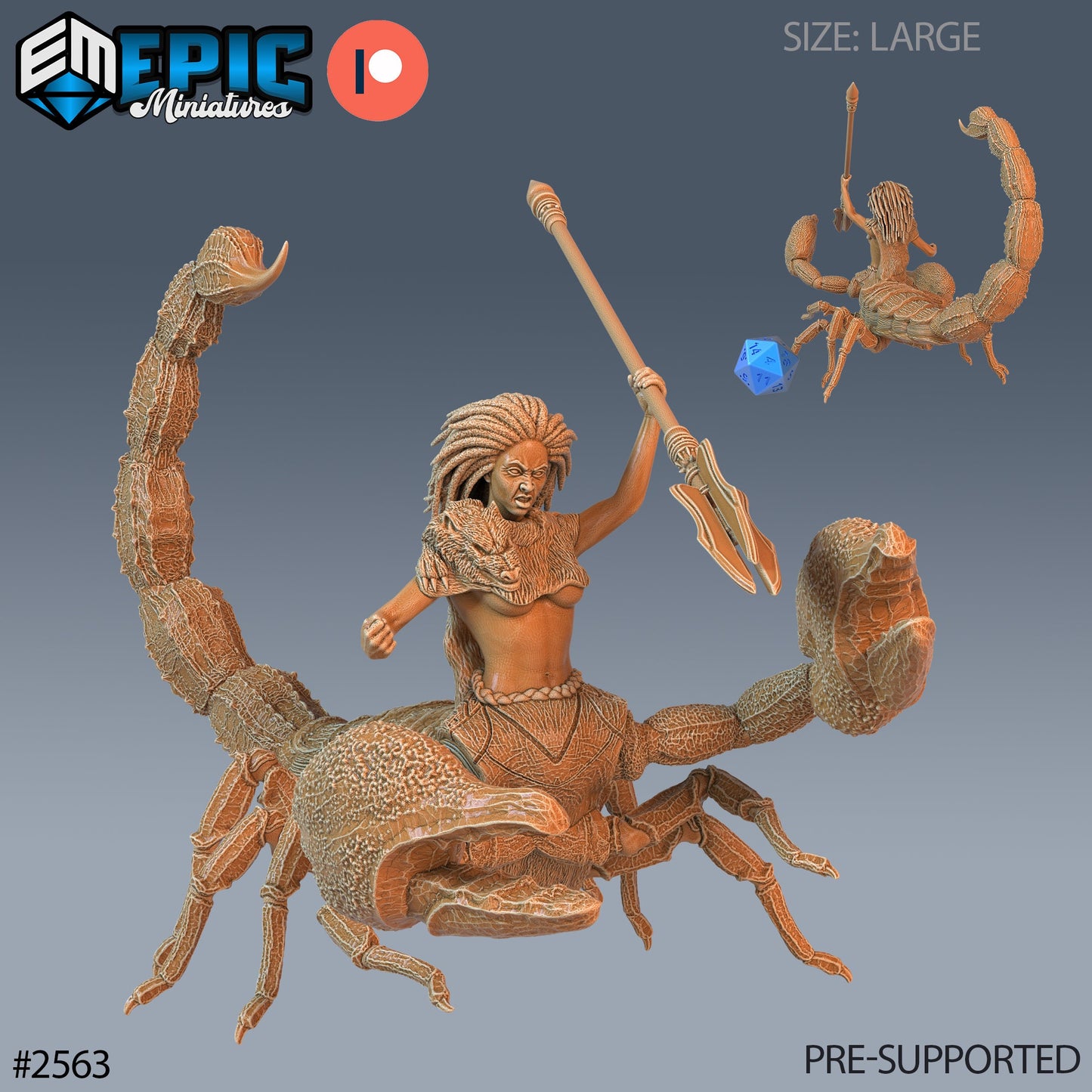 Scorpion Arachne (3 Variants Available) - Epic Miniatures