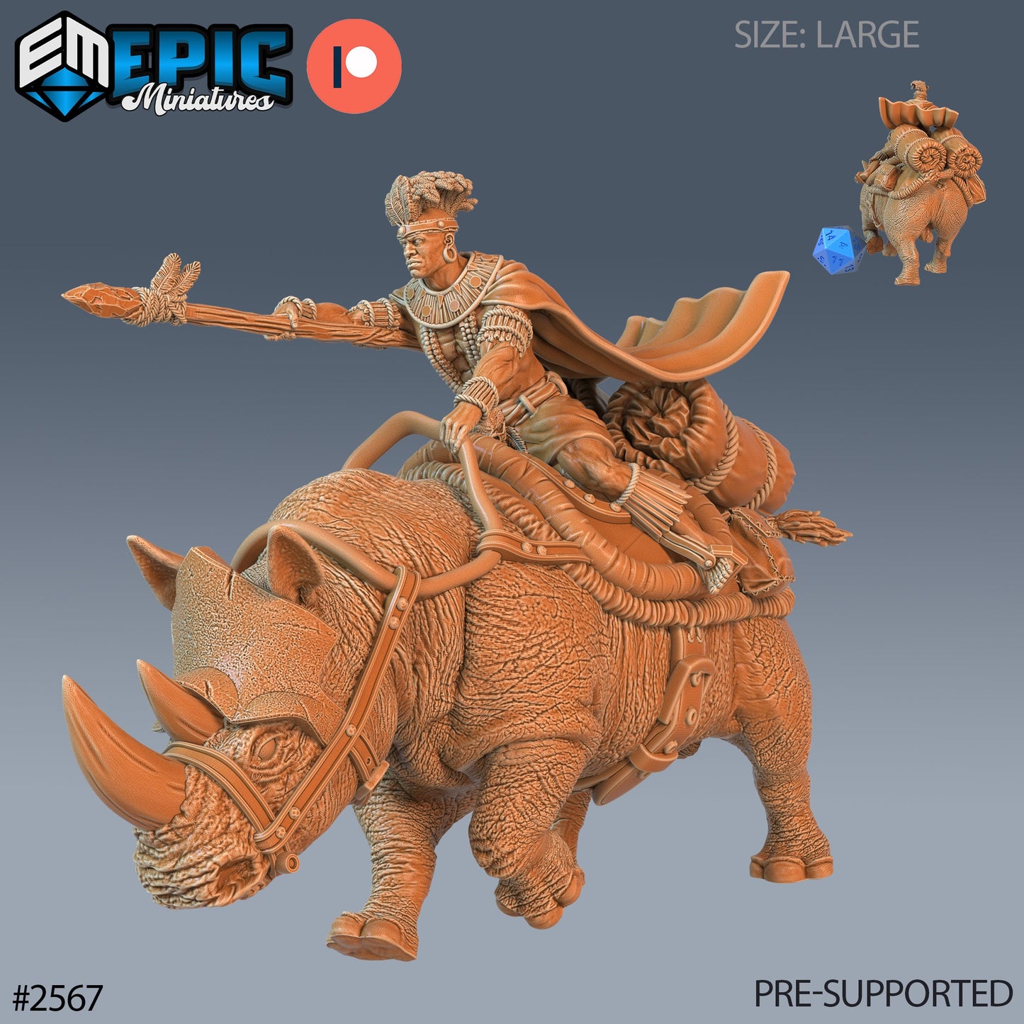 Spear Warrior (3 Variants Available) - Epic Miniatures