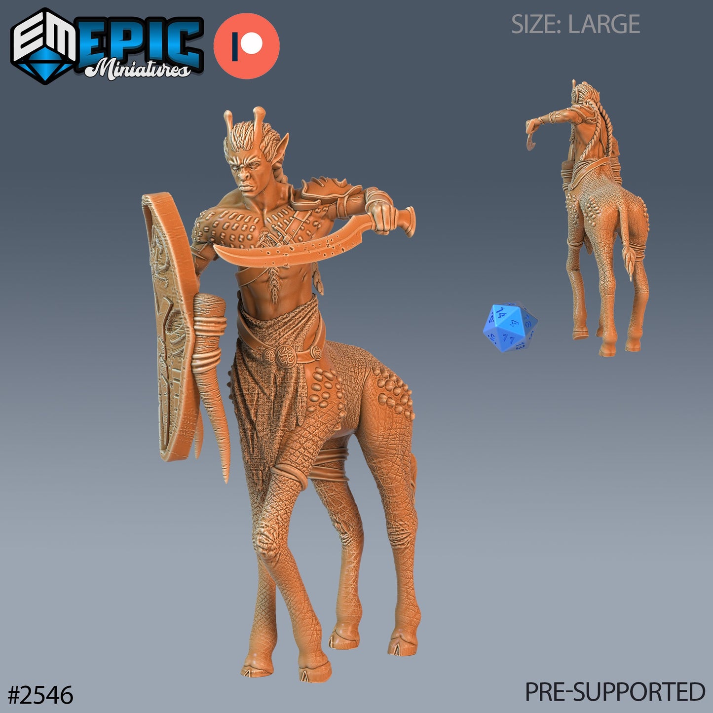 Giraffe Centaur (3 Variants Available) - Epic Miniatures