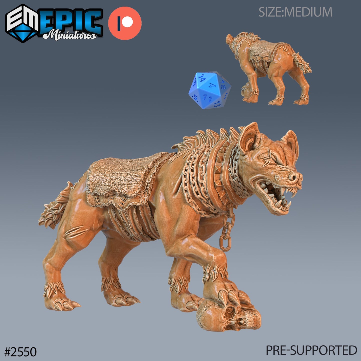 Hyena (3 Variants Available) - Epic Miniatures