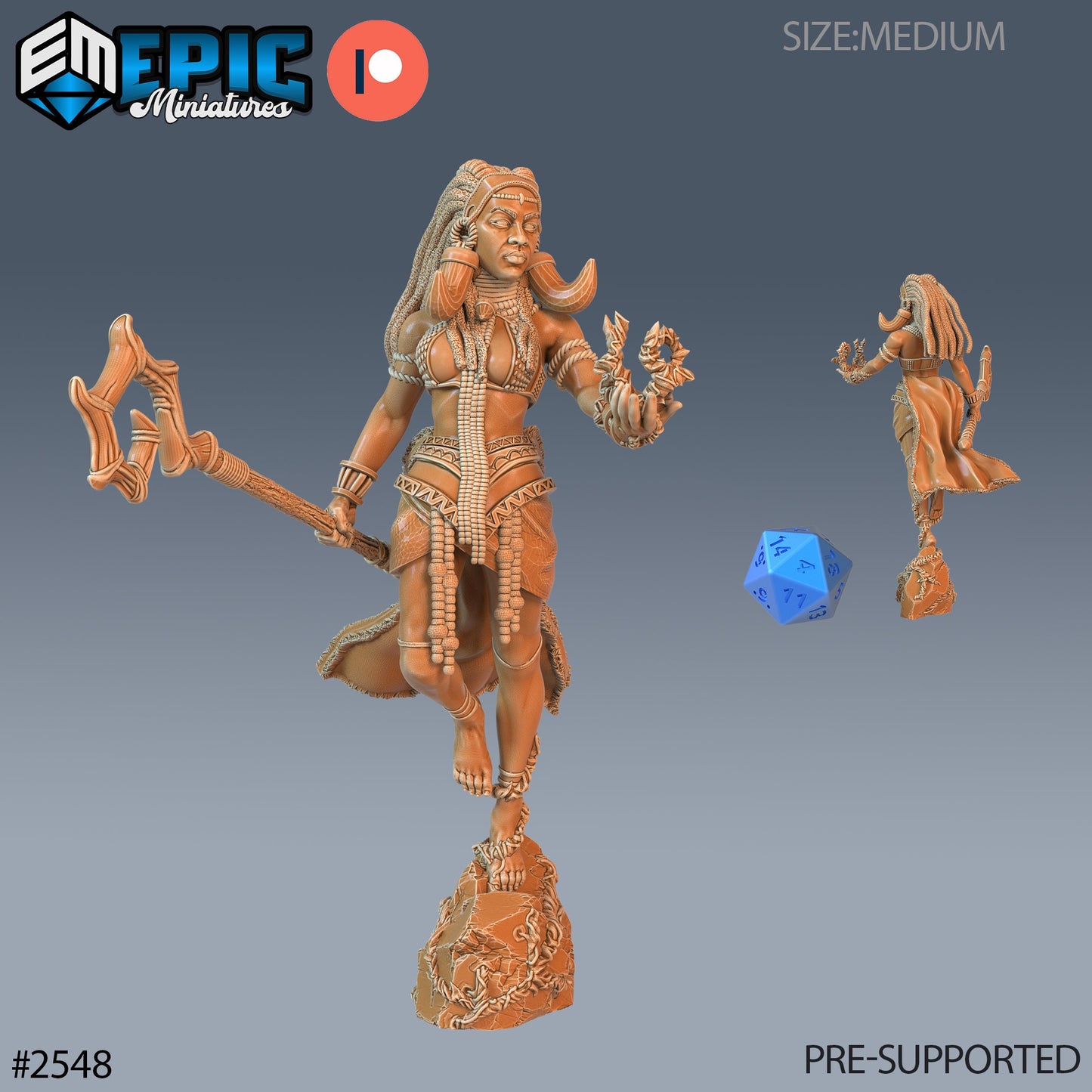 Tribe Princess (3 Variants Available) - Epic Miniatures