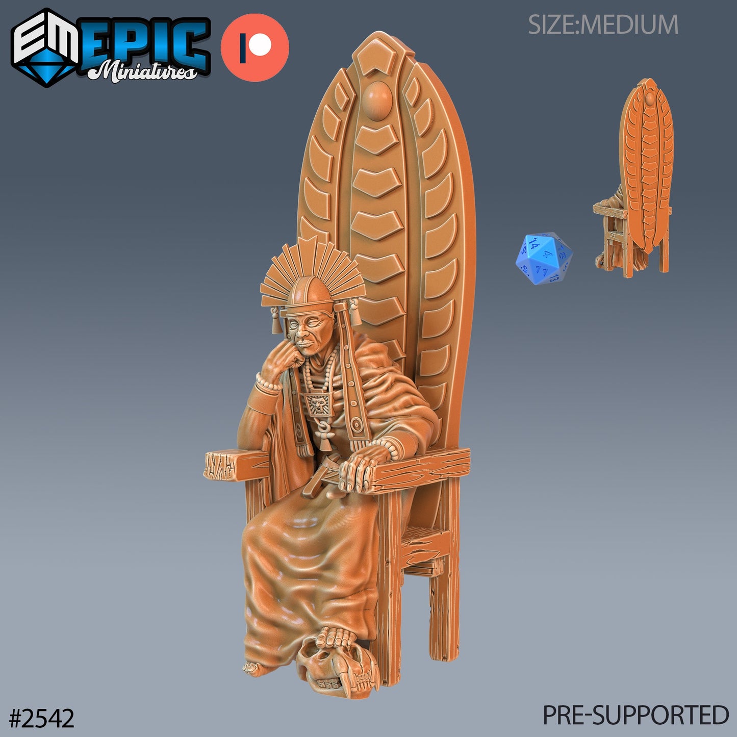 Shaman Chief (3 Variants Available) - Epic Miniatures