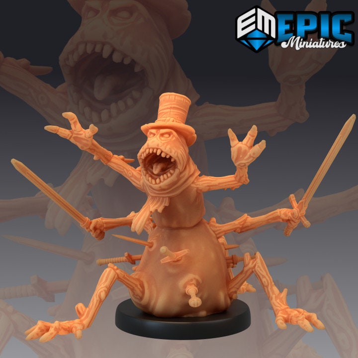 Animated Snowman (5 Variants Available) - Epic Miniatures