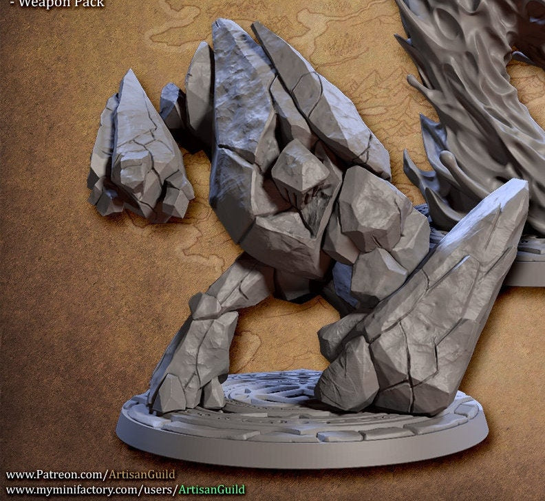 Summoned Elementals (4 Variants Available) - Artisan Guild