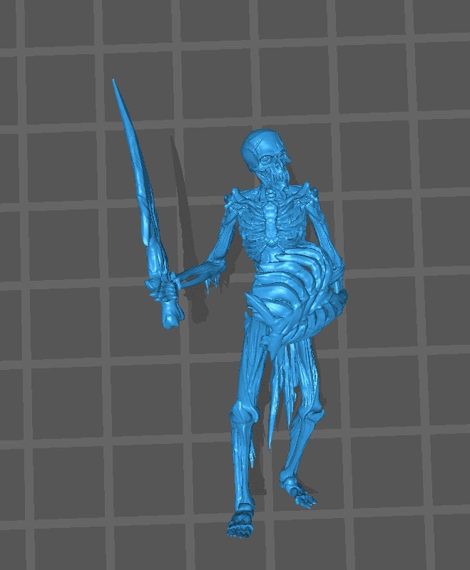 Flesh Skeleton Sword Set 2 (6 Variants Available) - Clay Beast Creations