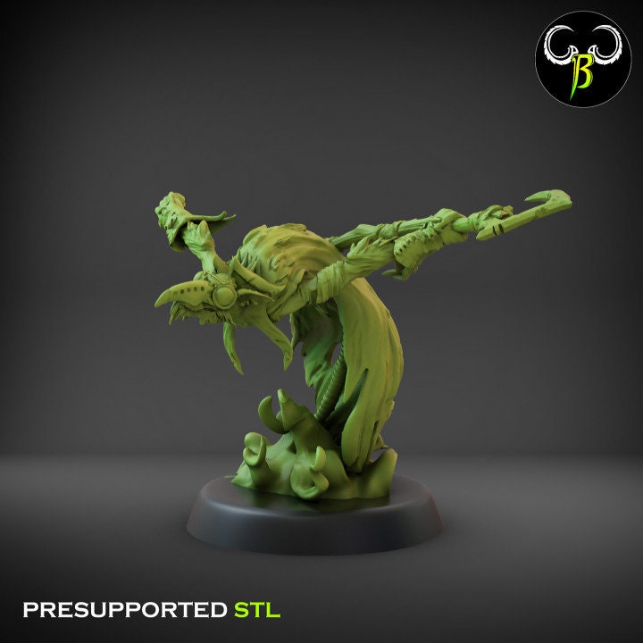 Mist Rats - Heavy Weapon Squad (9 Variants Available) - Clay Beast Creations