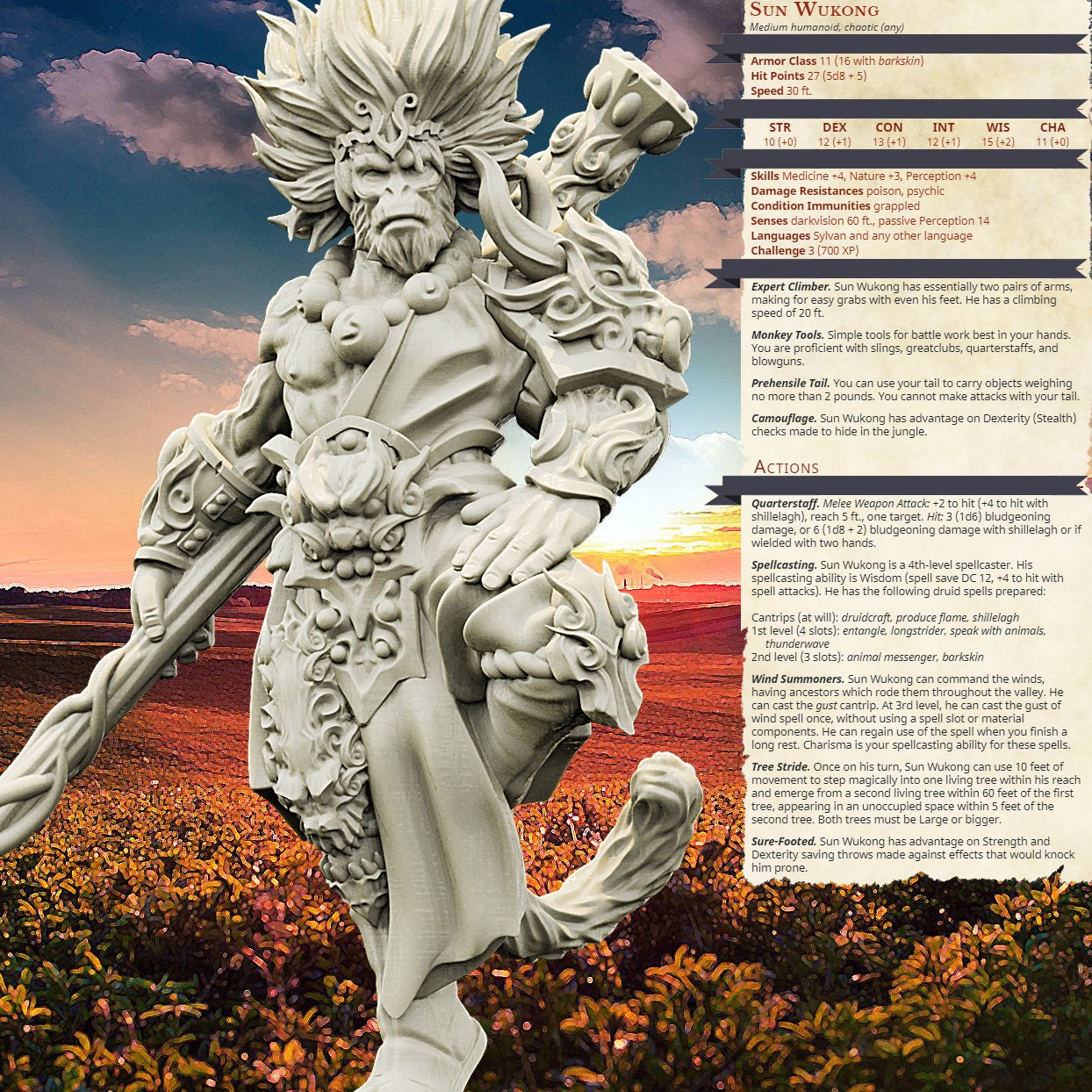 Wukong (3 Poses Available) - Brayan Nafarrate