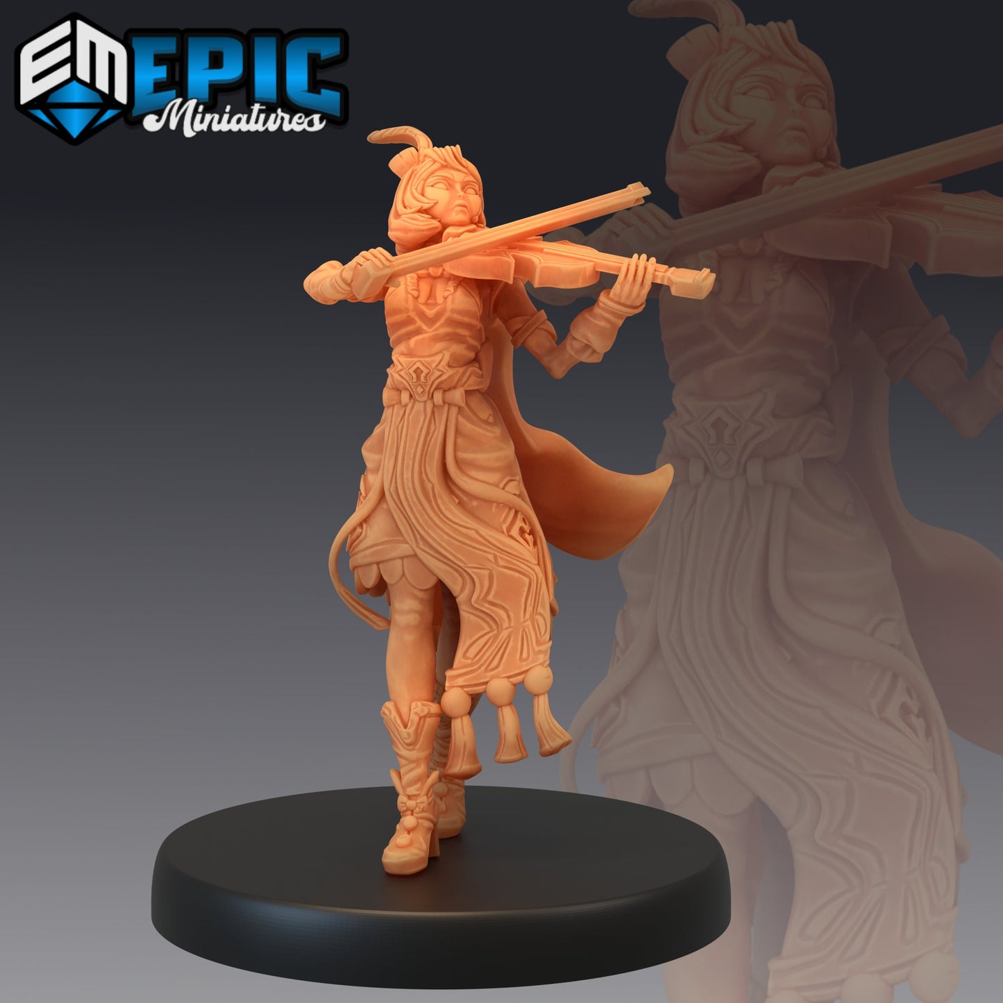 Fiona the Bard (3 Variants) - Epic Miniatures