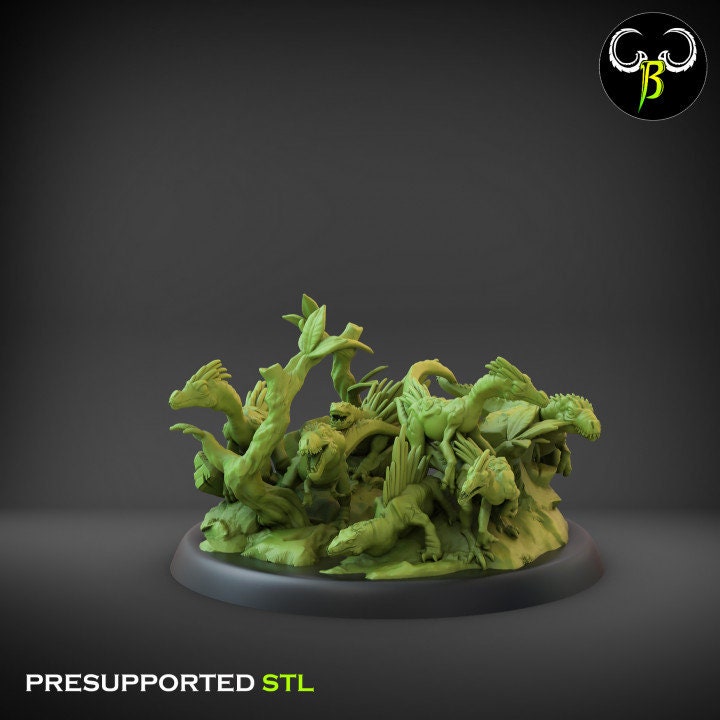 Saurian Swarm (6 Variants Available) - Clay Beast Creations