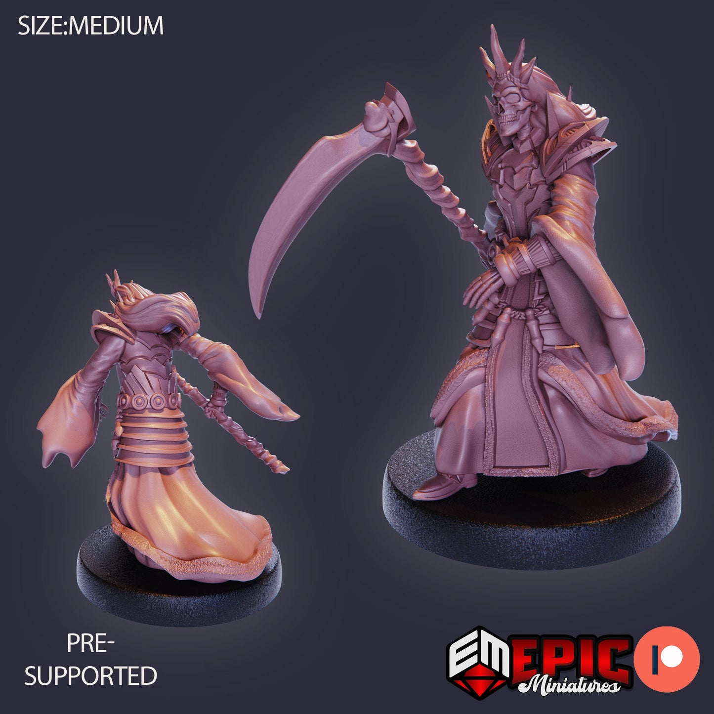 Ancient Lich (3 Variants) - Epic Miniatures