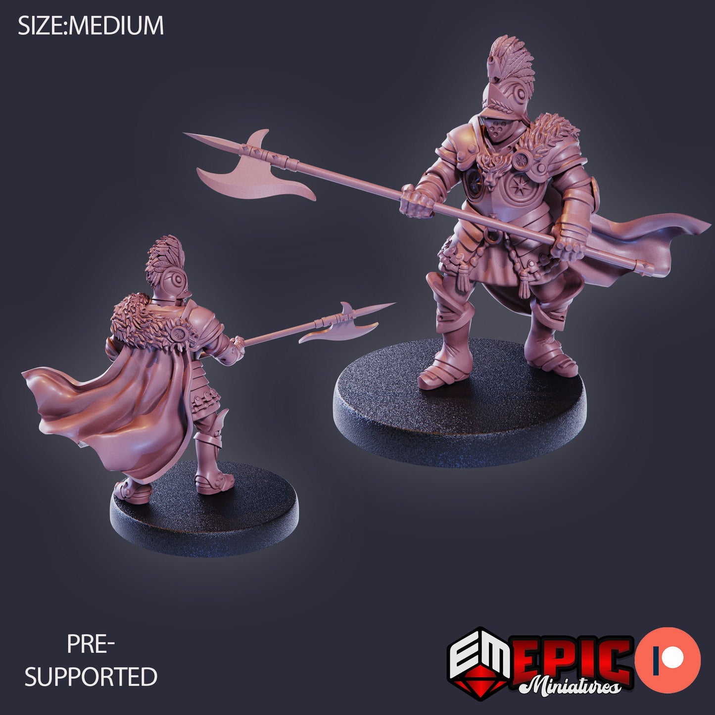 Castle Knight (3 Variants) - Epic Miniatures