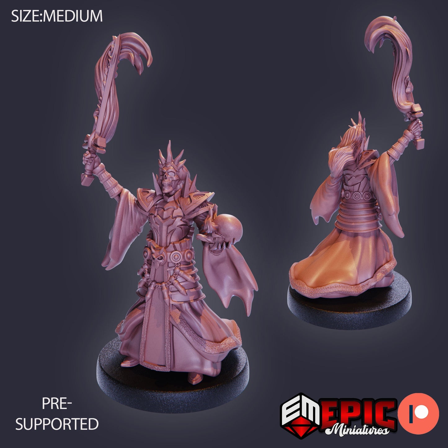 Ancient Lich (3 Variants) - Epic Miniatures