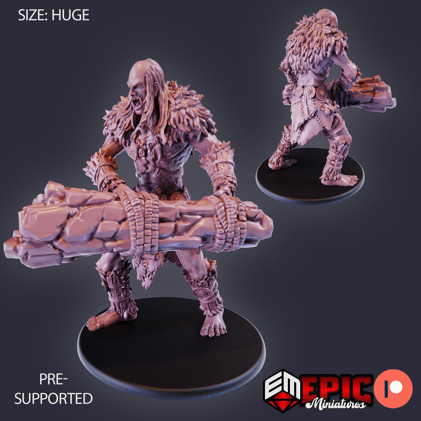 Stone Giant (4 Variants Available) - Epic Miniatures