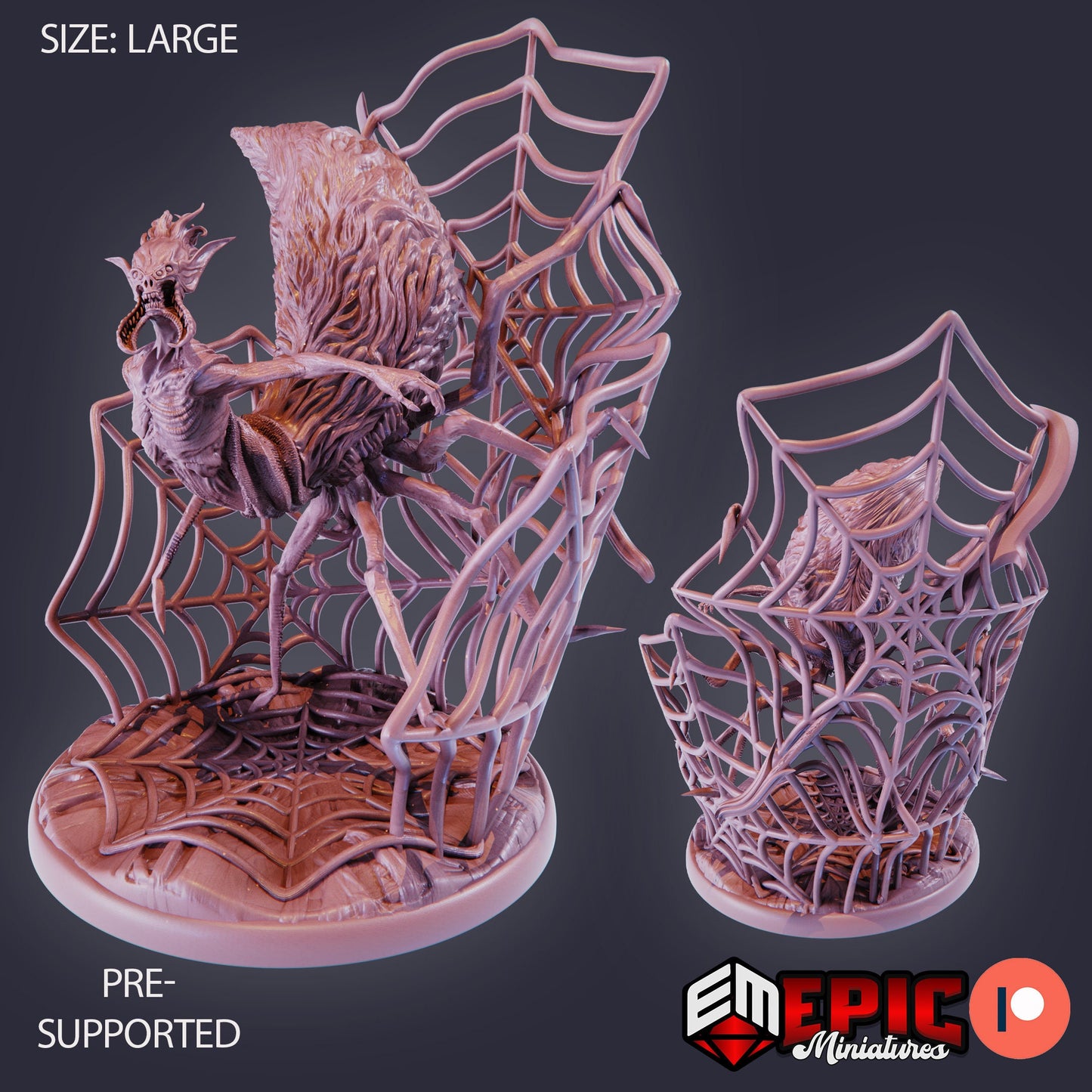 Drider Abomination (3 Variants) - Epic Miniatures