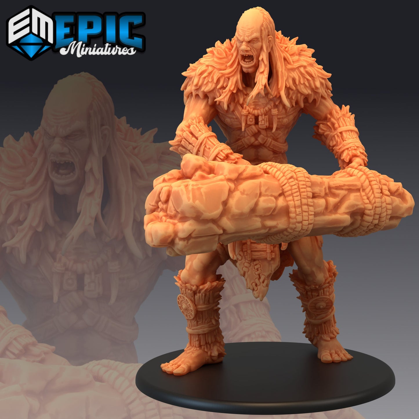 Stone Giant (4 Variants Available) - Epic Miniatures