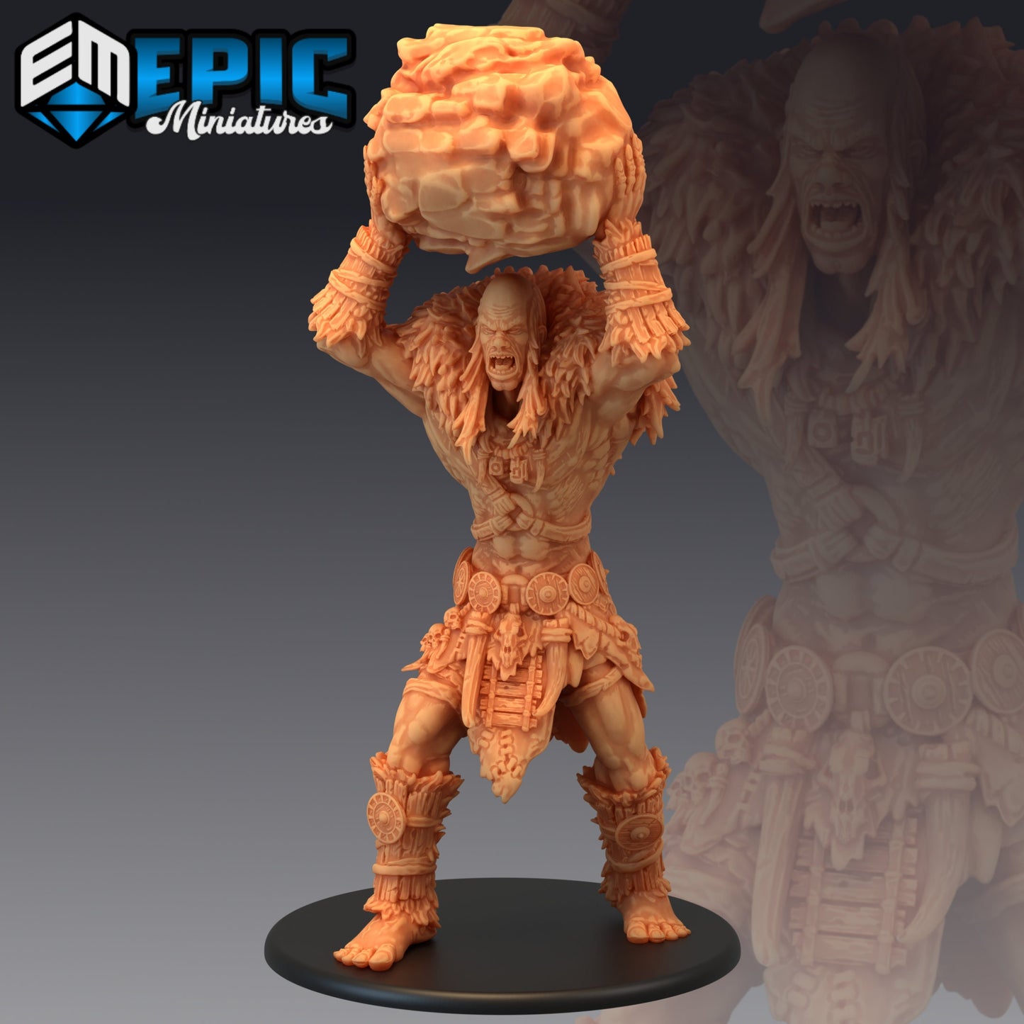 Stone Giant (4 Variants Available) - Epic Miniatures