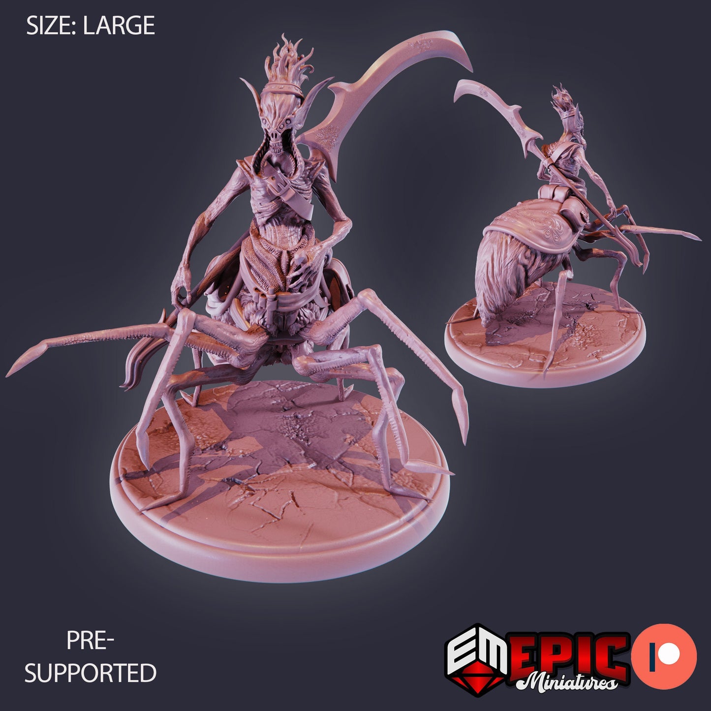 Drider Abomination (3 Variants) - Epic Miniatures