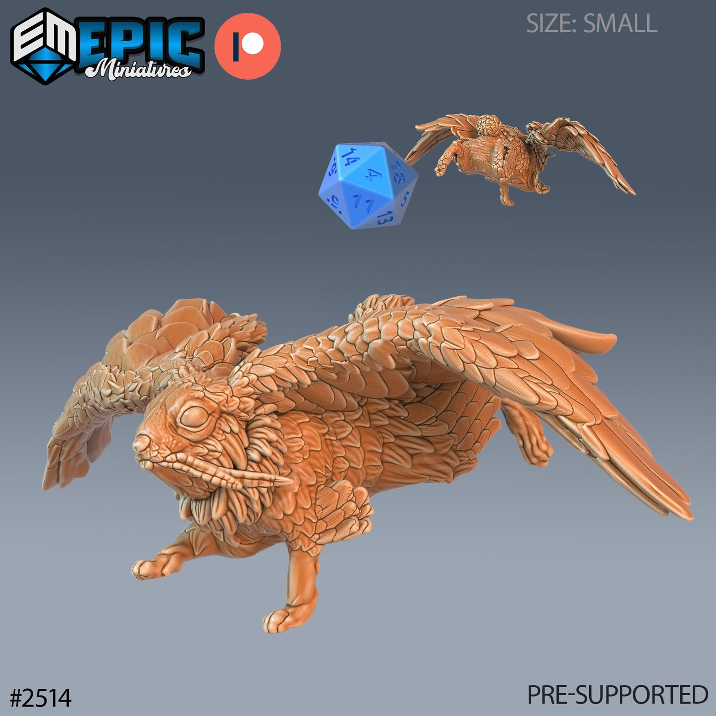 Flying Rabbit (3 Variants Available) - Epic Miniatures