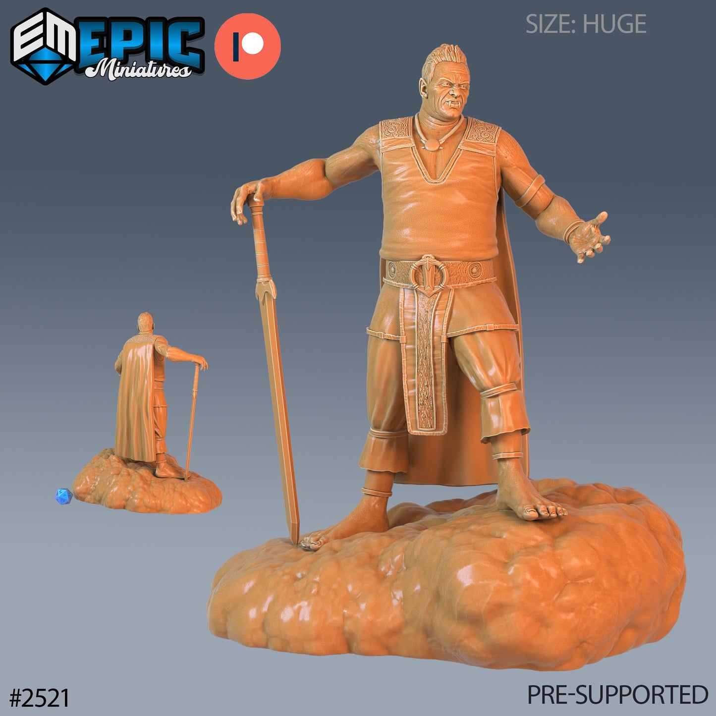 Cloud Giant (3 Variants Available) - Epic Miniatures