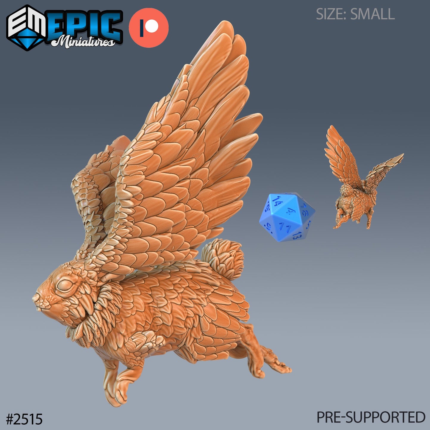 Flying Rabbit (3 Variants Available) - Epic Miniatures