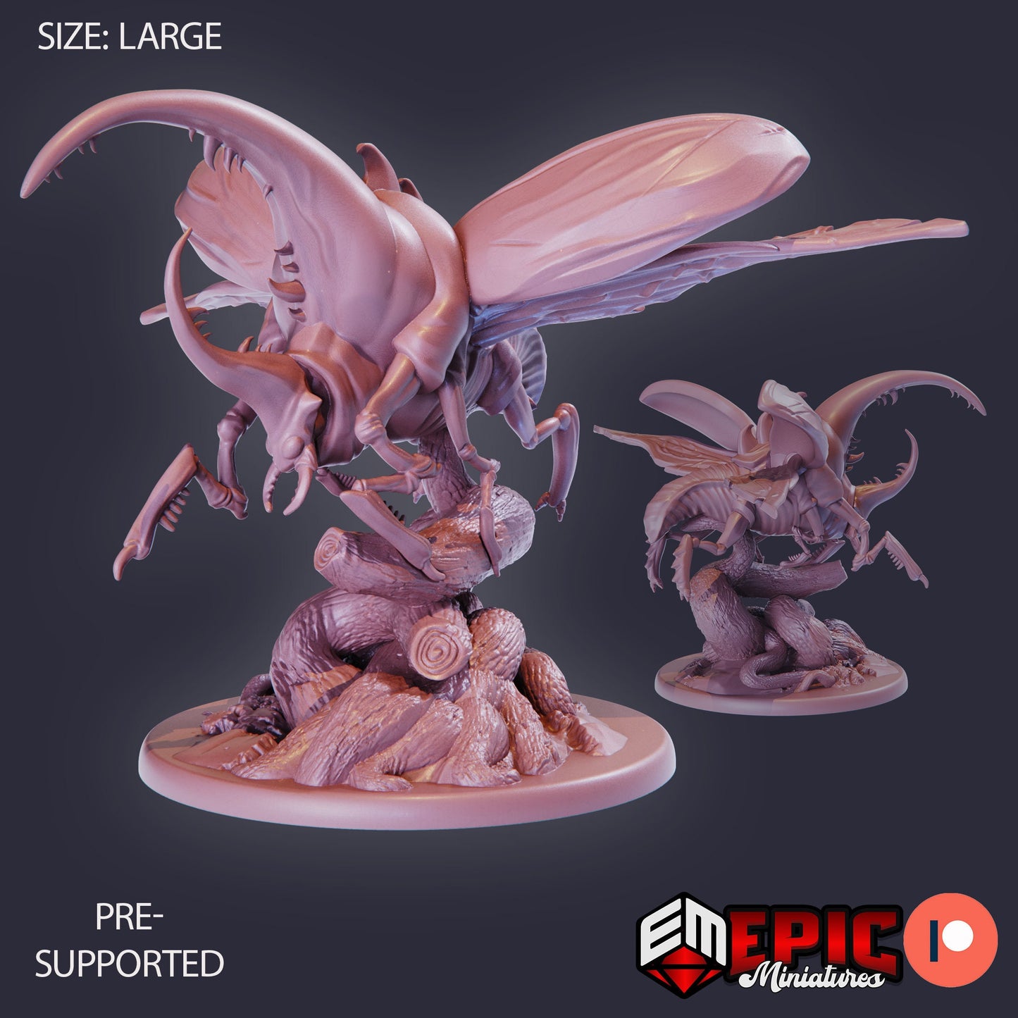 Giant Beetle (3 Variants) - Epic Miniatures