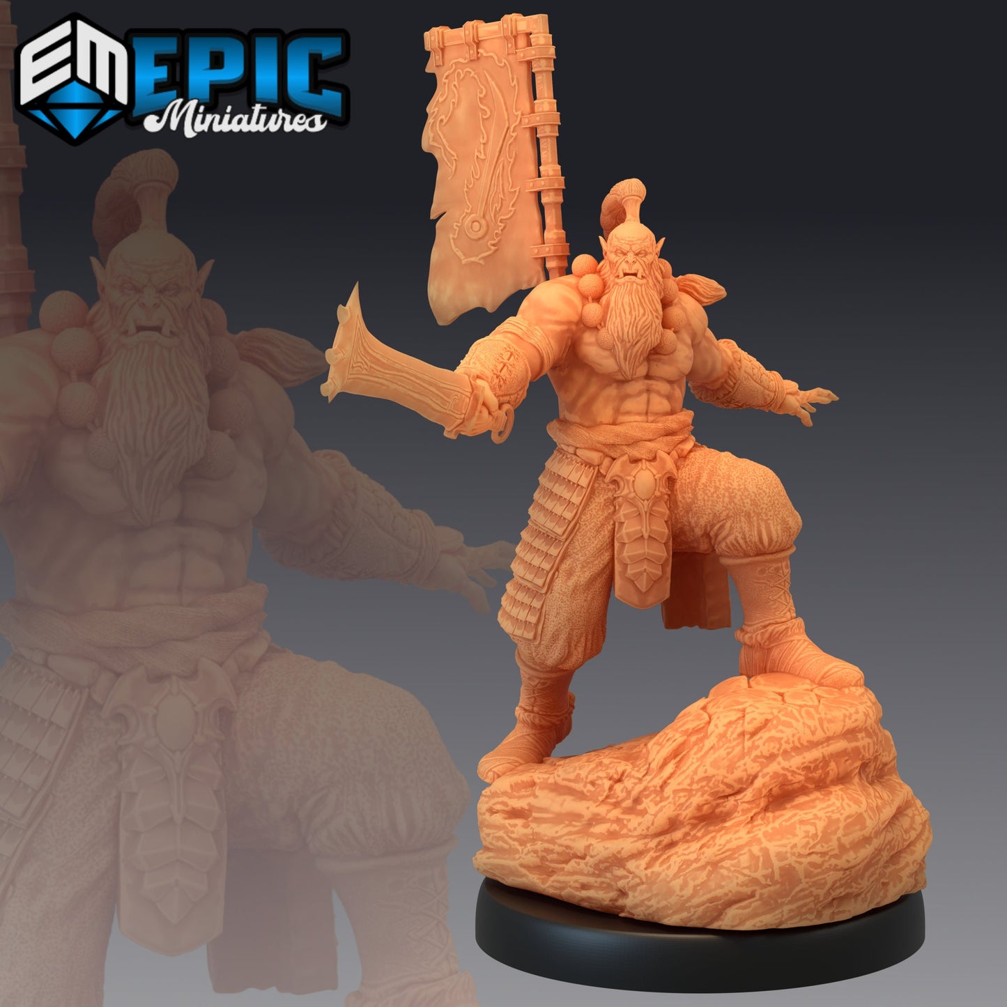 Orc Blade Master (3 Variants) - Epic Miniatures