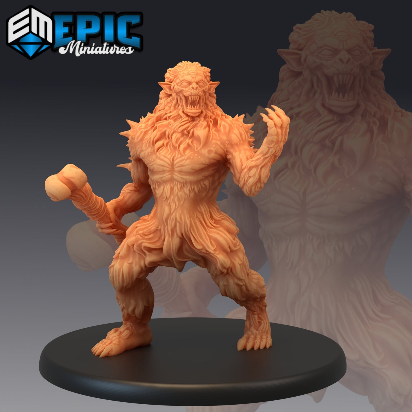Burrowing Troll (3 Variants) - Epic Miniatures