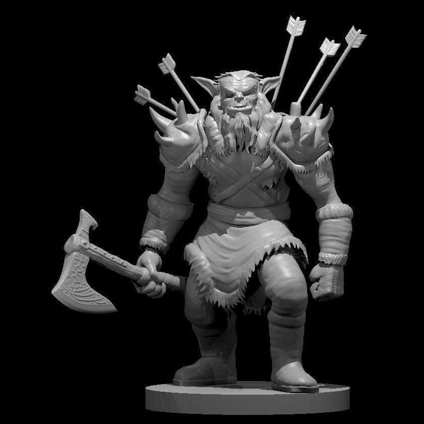 Bugbear Barbarian (5 Variants Available) - MZ4250