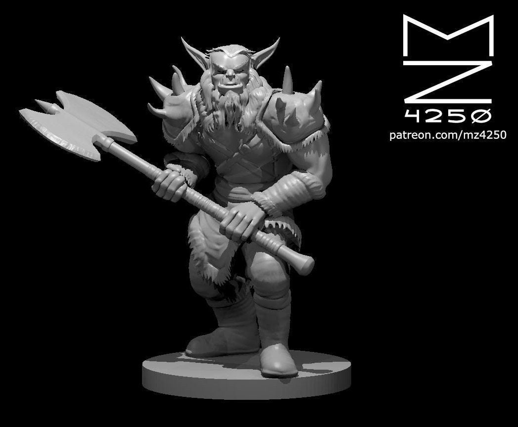 Bugbear Barbarian (5 Variants Available) - MZ4250