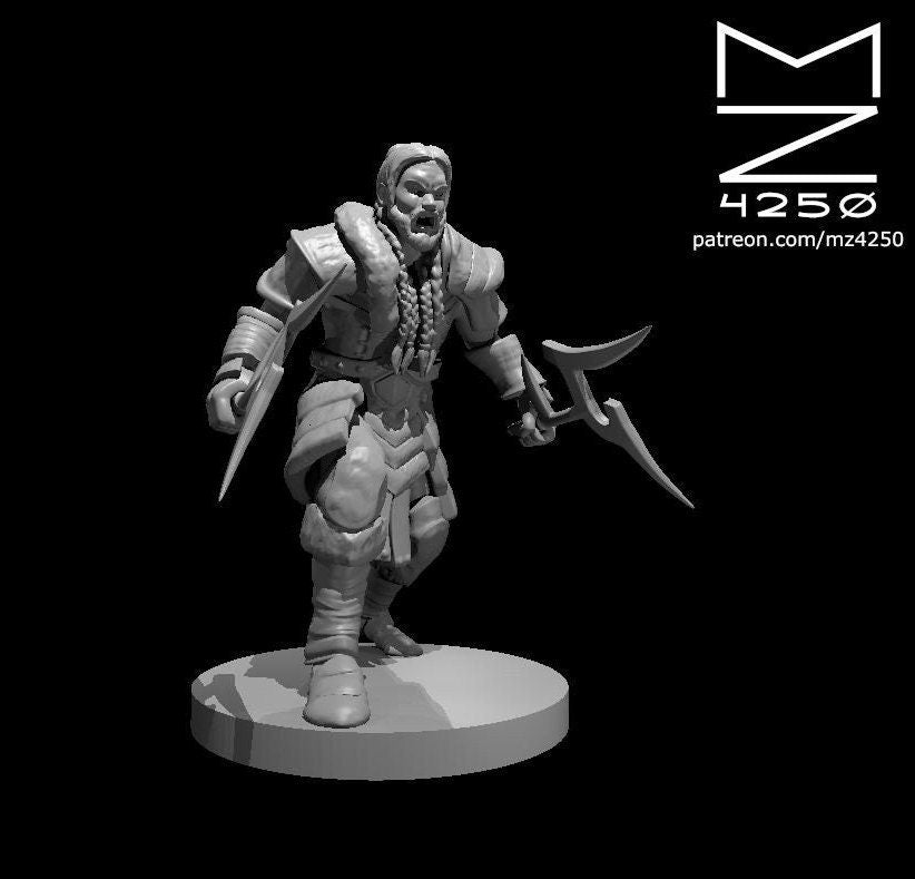 Human Barbarians (6 Variants Available) - MZ4250