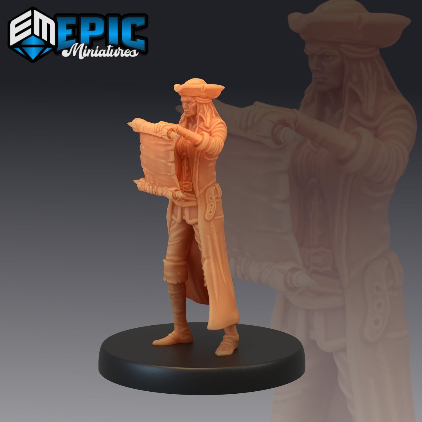 Pirate Quartermaster (3 Variants) - Epic Miniatures