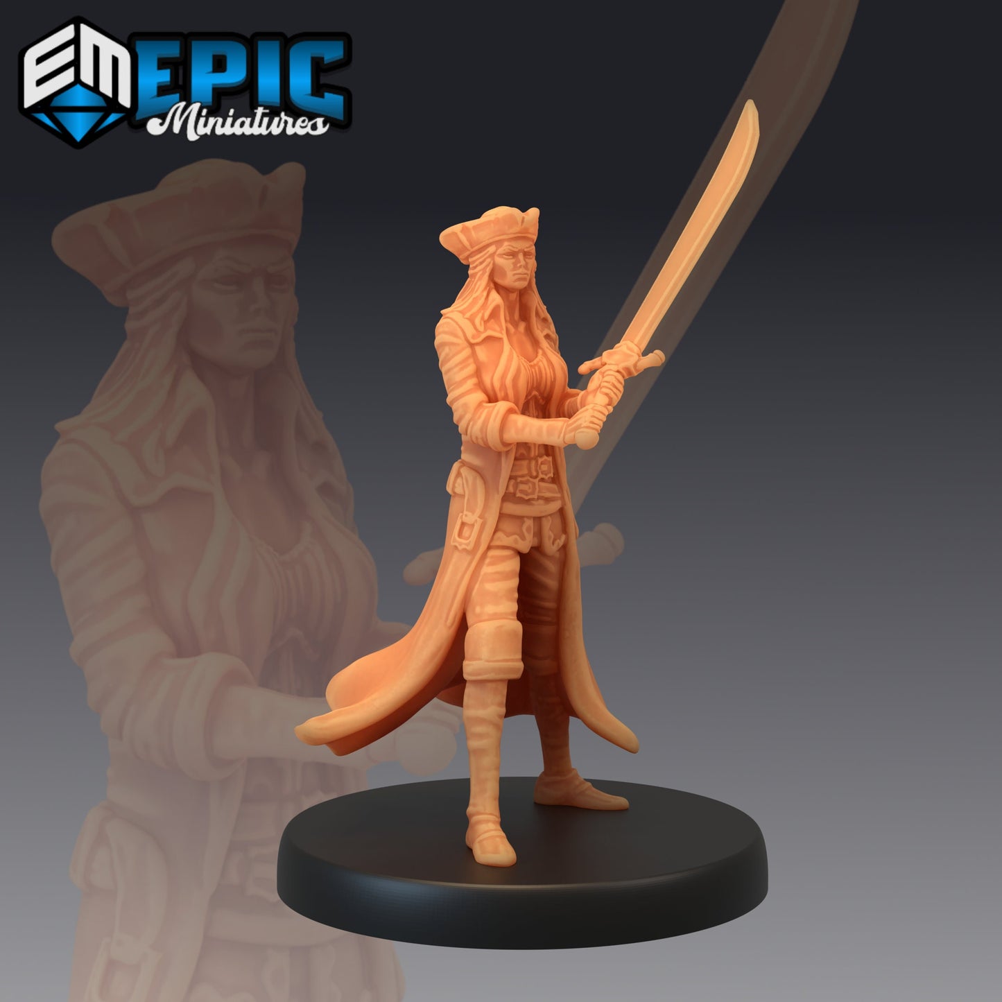 Pirate Quartermaster (3 Variants) - Epic Miniatures