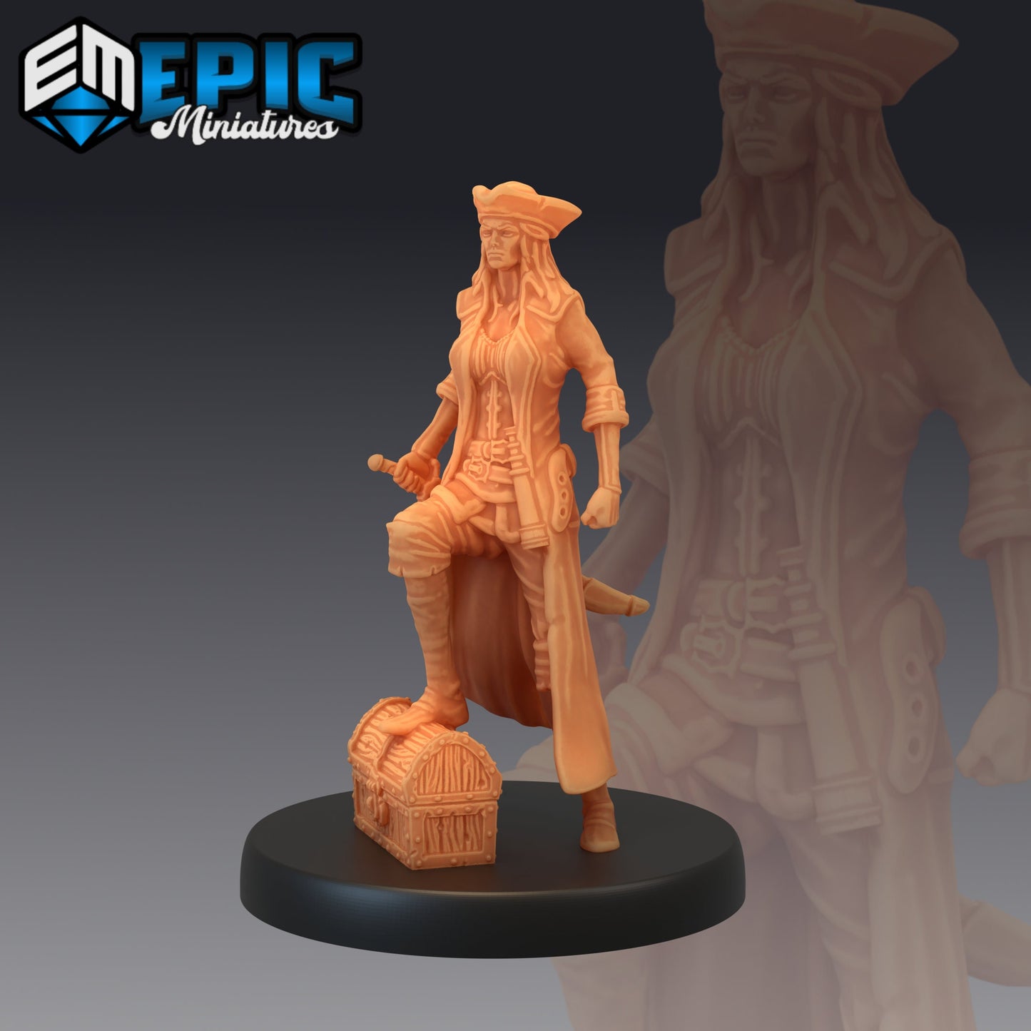 Pirate Quartermaster (3 Variants) - Epic Miniatures
