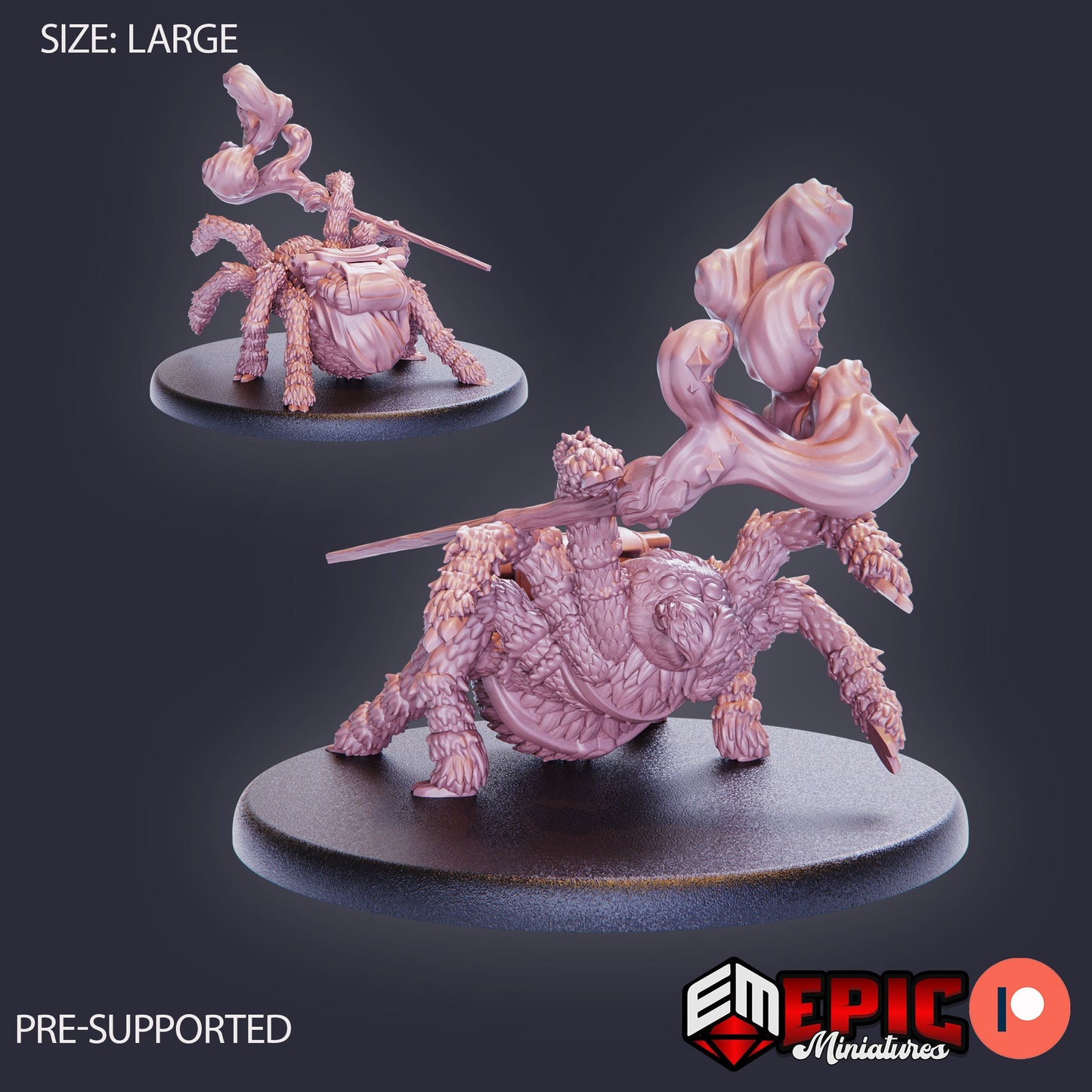Spider Adventurer (3 Variants Available) - Epic Miniatures