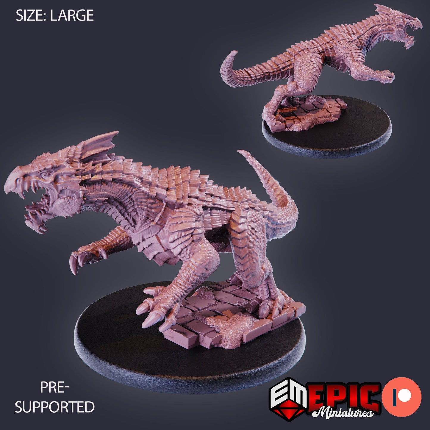 White Guard Drake (5 Variants Available) - Epic Miniatures