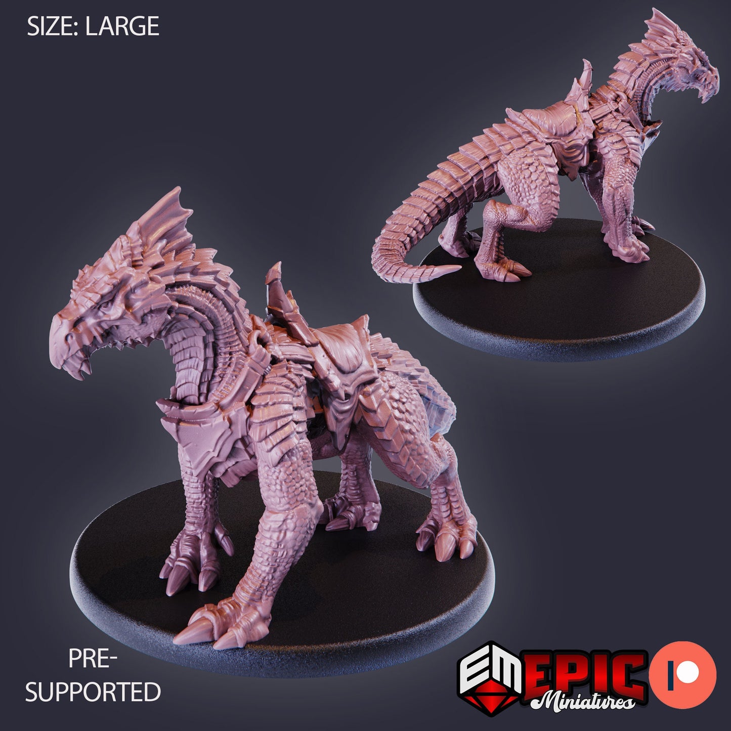 White Guard Drake (5 Variants Available) - Epic Miniatures
