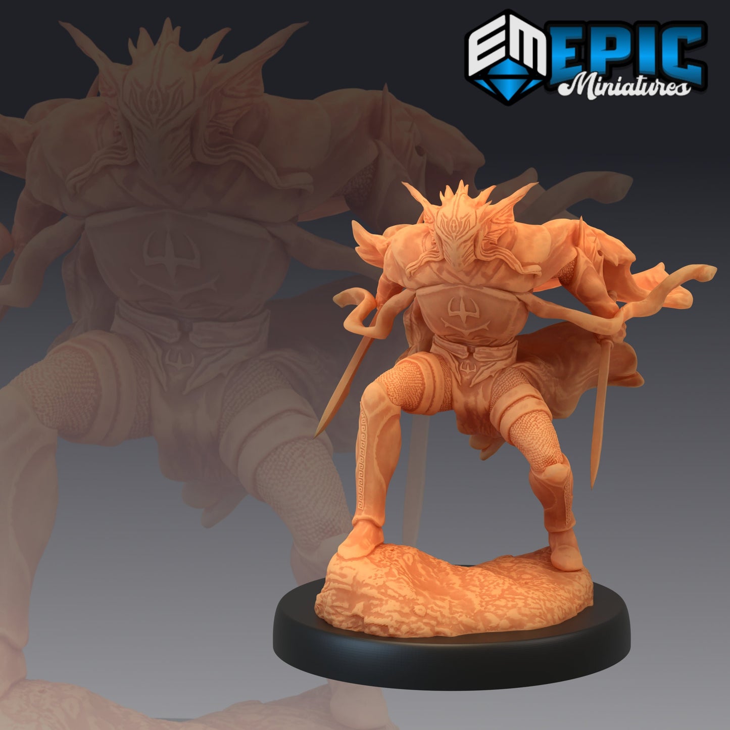 Atlantean Knight (3 Variants) - Epic Miniatures