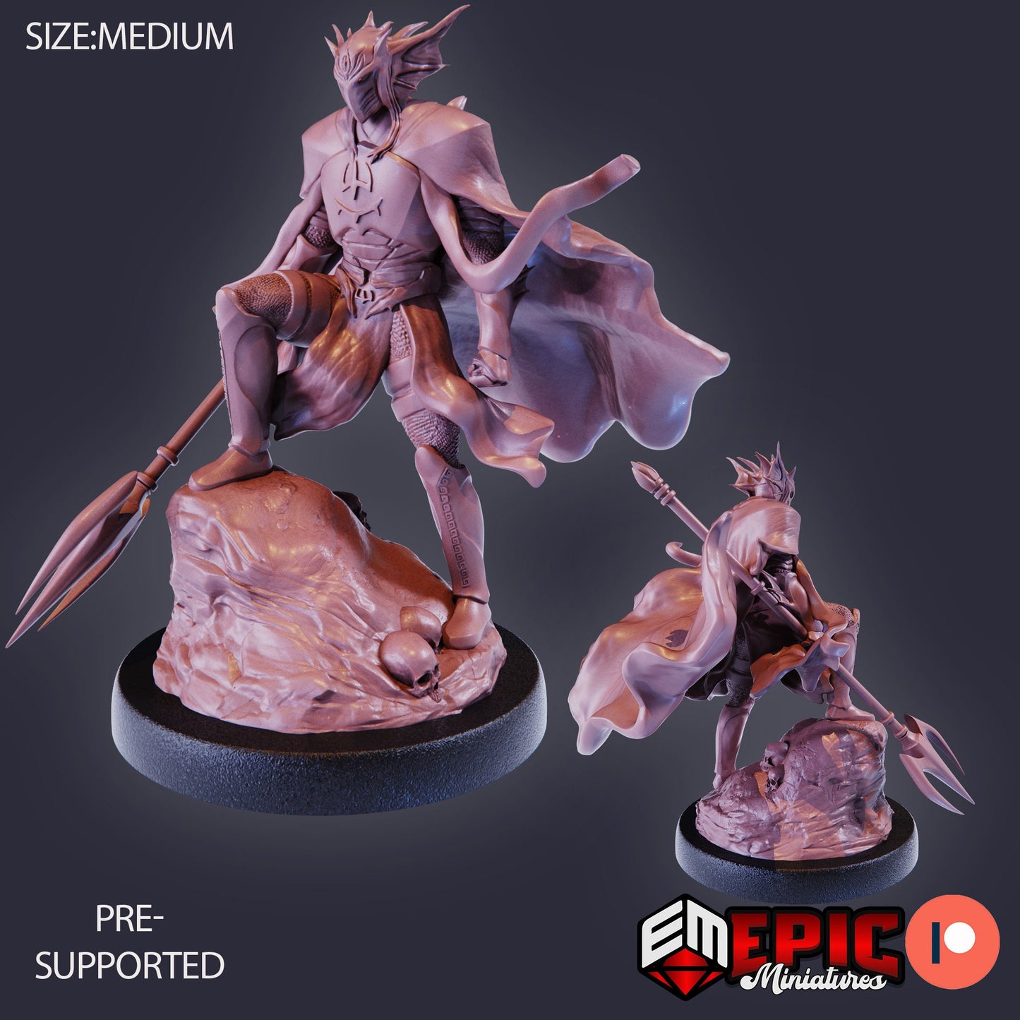 Atlantean Knight (3 Variants) - Epic Miniatures