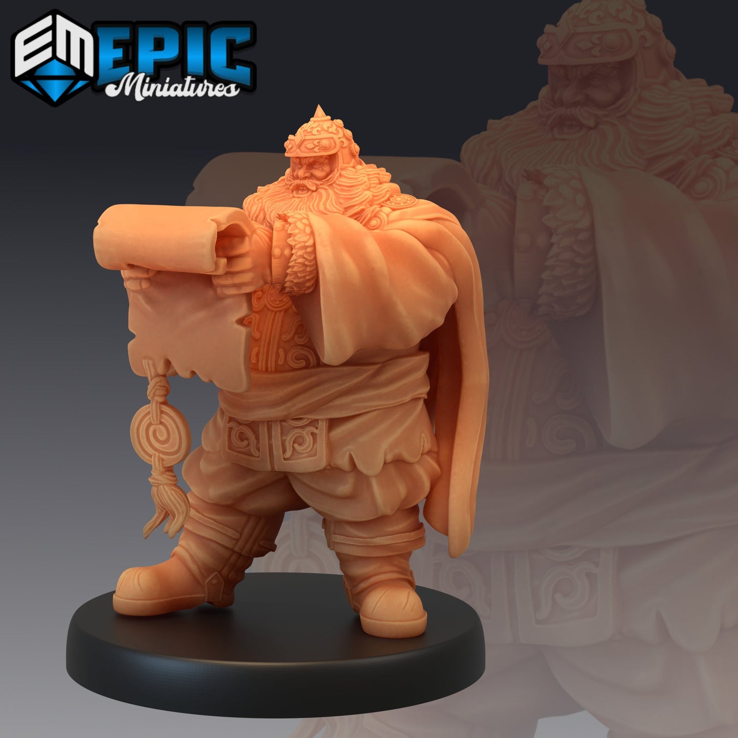 Fire Dwarf Male (3 Variants) - Epic Miniatures